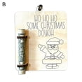thumbnail image 7 of Homerr Christmas Wallet Christmas Money Card Ornament Christmas Money Voucher Gift Holder Hanging Wooden Cash Holder Festive Charm Christmas Decoration, 7 of 7