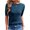 Navy blue, variant on Short Sleeved Women Hollow-out Casual Crew Neck Knit Sweater Tops