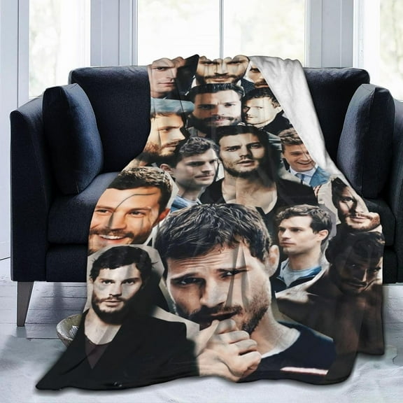Blanket Jamie Dornan Ultra-Soft Micro Fleece Wollen Blankets Throw Blankets Carpet Gift for Home Decoration,Decor Sofa,Office,Dormitory Bed car Camp Couch All Seasons