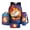 Baseball Flame Galaxy, variant on ZUXONGSY Dolphin Rainbow Fish Print Kids School Backpack 4 In 1 Bookbag Set with Lunch Box Pencil Case and Water Bottle Holder Travel Laptop Backpack Casual Daypacks for Girls Boys