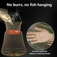 thumbnail image 4 of 2PCS Floatable Fishing Basket - Collapsible Steel Wire Fish Keeper with Rustproof Coating - Portable Live Fish Basket for Kayak, Boat & Shore Fishing - Durable Floating Net Cage for Catch & Release, 4 of 9