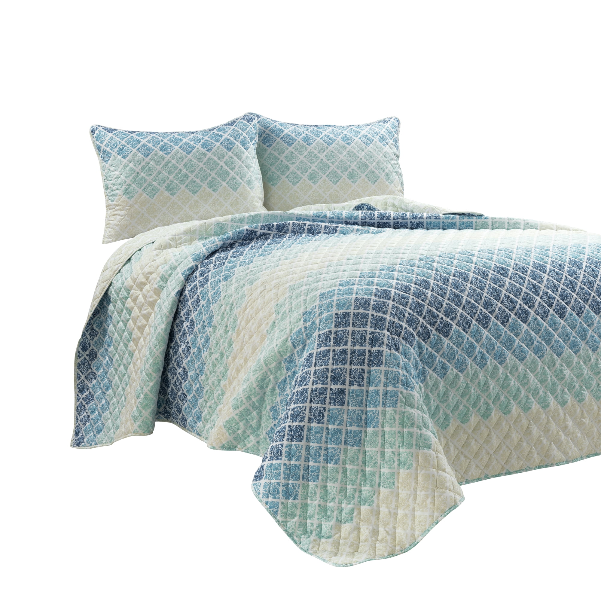 King Allen Stripe Comforter Set Navy Hallmart Collectibles 