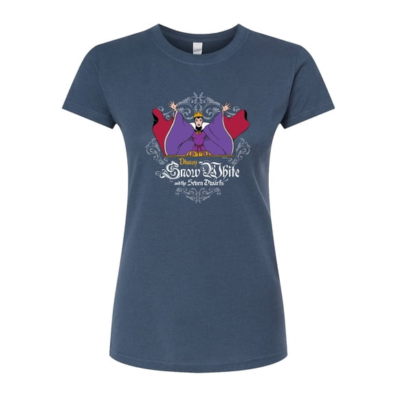 Disney Snow White & The Seven Dwarfs - Evil Queen - Juniors Fitted Graphic T-Shirt