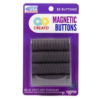 Go Create! Magnetic Buttons, 52 count