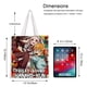 thumbnail image 5 of Toilet Bound Hanako Kun Bolso de tela con estampado de lienzo para mujer, bolsa de compras reutilizable y estética, con cremallera interior, regalo para mujer, 35 × 40 cm., 5 of 6