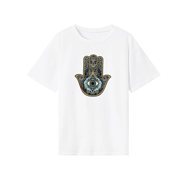 Camiseta para mujer con cuello redondo y cuello redondo, camiseta básica para acampar, regalo para mujer L