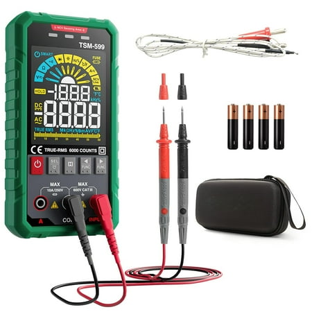 TSM - 599 Smart Digital Multimeter - 6000 Counts TRMS NCV Green