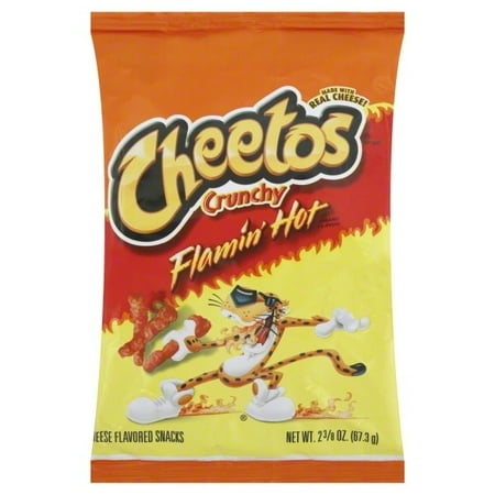 Frito Lay Cheetos Cheese Flavored Snacks, 2.375 oz