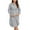 Black, variant on Wancir Women's Lapel Collar Striped Maternity Dress Elegant Button Down Long Sleeve Tunic Dresses Pregnancy Clothes