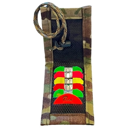 Mouth Call Organizer for Elk & Turkey Hunting - 6 Reed Holder - Camo
