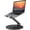 black, variant on Adjustable Laptop Stand with 360 Rotating Base, Ergonomic Laptop Riser for Collaborative Work, Dual Rotary Shaft Fully Foldable for Easy Storage, Fits All Laptops up to 16 inches