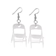 thumbnail image 1 of Pendientes de silla para mujer, pendientes colgantes de acrílico minimalista, pendientes creativos, pendientes divertidos para regalo de cumpleaños, Estilo D, 1 of 8