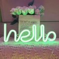 thumbnail image 3 of LED Neon Wall Signs, Hello Neon Word Light,Art Decorative Lights Wall Decor, for Night Light Bright Lamp Words for Baby Room Home, Hotel, Indoor Wedding Party Supplies, 3 of 8