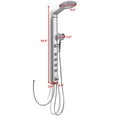 thumbnail image 3 of Costway 40'' Aluminum Alloy Shower Column Rainfall Panel Massage Jet System w/Hand shower, 3 of 7