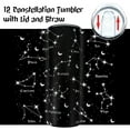 thumbnail image 3 of Constellation Tumbler with Lid and Straw, Goth Zodiac Astrology Sign 12 Constellation Insulated Cup Coffee Mug, Birthday Zodiac Gifts for Women Girl, Star Witch Tumbler(Black 20 Oz), 3 of 6
