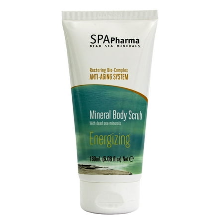 Sea Minerals Foot Scrub - Spa Pharma Energizing Body Scrub with Dead Sea Minerals, Vitamin E and essent...