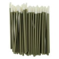 thumbnail image 1 of Unique Bargains 50 Pcs Disposable Solid Rod Lip Brush for Vacation Gold Tone Plastic Flocking, 1 of 5