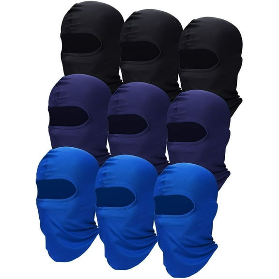 Ski Mask Full Face Cover UV Protection Balaclava Winter Thin Neck Gaiter for Men