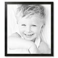 thumbnail image 2 of ArtToFrames 31" x 35" Honors Black with Silver Picture Frame, 31x35 inch Black Wood Poster Frame (WOM-5157),  Pack, 2 of 7
