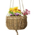 thumbnail image 3 of Plant Hanger 41" inch Hemp Jute Rope Plant Macrame Hanger Pot Holder Hanging Basket, 3 of 7