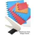 thumbnail image 4 of Mushroom Hole Shape Punch DIY Paper Cutter T-type Puncher Craft Machine Offices Stationery, 4 of 7