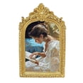 thumbnail image 1 of jifeng Retro Antique Resin Photo Display Frame Gift Elegant Wall Desktop Picture Holder L, 1 of 9