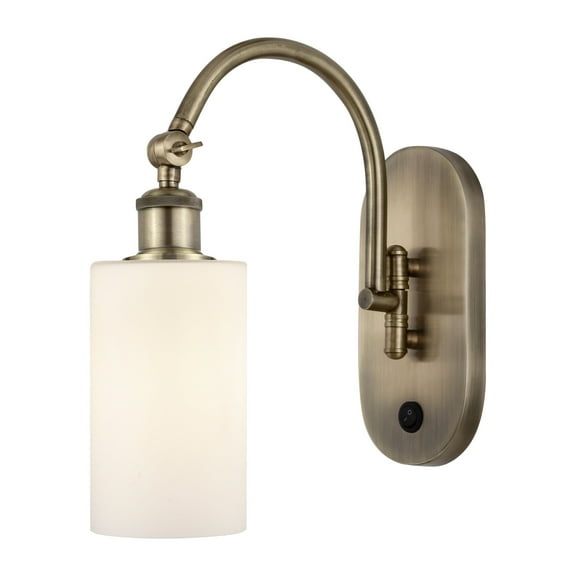 Innovations Lighting 518-1W-13-6 Clymer Sconce Clymer 13" Tall Wall Sconce - White