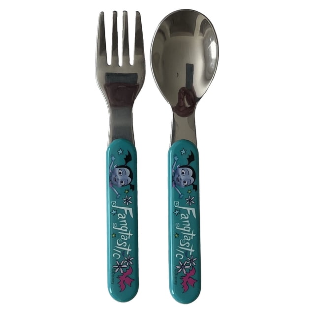 Juego de cubiertos para niños Zak Designs Vampirina, 7 piezas, color lavanda