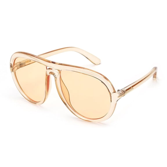 Karsaer Oversized Vintage Aviator Sunglasses for Men Women Retro 70s Style UV Protection Sun Glasses K7132