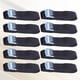 thumbnail image 1 of IDEANATEGRATE 10Ud Cintas De Para Carga Con Hebillas Sin Metal Resistentes Para De Auto Color Negro, 1 of 7
