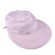 thumbnail image 1 of Sombrero plegable con visera para el sol, dos estilos, ala ancha, protección UV (morado), 1 of 5