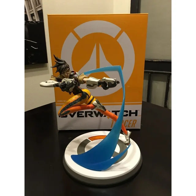 Modelo de personajes del juego Overwatch, juguete de colección de figuras de acción OW Reaper Tracer Mercy Lucio Pharah Widowmaker, adornos de mesa, regalo xuanjing unisex