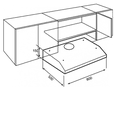 thumbnail image 2 of Campana Bajo Alacena/Gabinete Teka TMX 80 TITANIUM 80 cm (31") Acabado Titanium Teka TMX 80 TITANIUM, 2 of 3