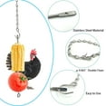 thumbnail image 3 of Vehomy Chicken Xylophone Toy and 2PCS Chicken Veggies Skewers Fruit Holder Chicken Vegetable Hanging Feeder Chicken Toys for Hens 3Pcs, 3 of 7