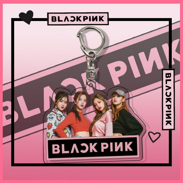 BLACKPINK llavero estrella llavero lisa Jin zhini Pu Caiying acrílico colgante Gao Jiahui unisex