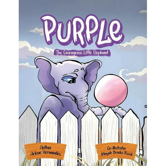 Purple The Courageous Little Elephant, (Paperback)