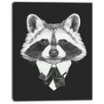 thumbnail image 2 of Funny Raccoon in Suit and Tie - Animal Canvas Art Print, 2 of 3