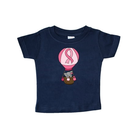 

Inktastic Pink Awareness Elephant Gift Baby Boy or Baby Girl T-Shirt