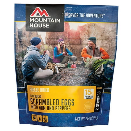 Mountain House Scrambled Eggs with Ham and Red and Green