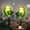 green, variant on SUGARMOM Solar Frogs Garden Decor Light Outdoor Statue | Cute and Creative Pond Statues for Garden & Patio  Yard  Pool