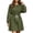 Green, variant on Lnmiateer Women Long Sleeve Oversized Sweatshirt Mini Dress with Hood Cozy Cut For Fall Casual Weekend Daily Occasions