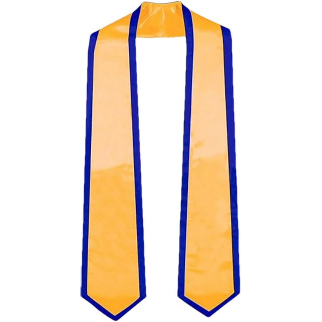 ZOUSSIQI Graduation Stoles - Graduation Shawl Stole, Colorful Graduation Sashes, Graduate Stole | 72-Inch Long Unisex Plain CA919-35455