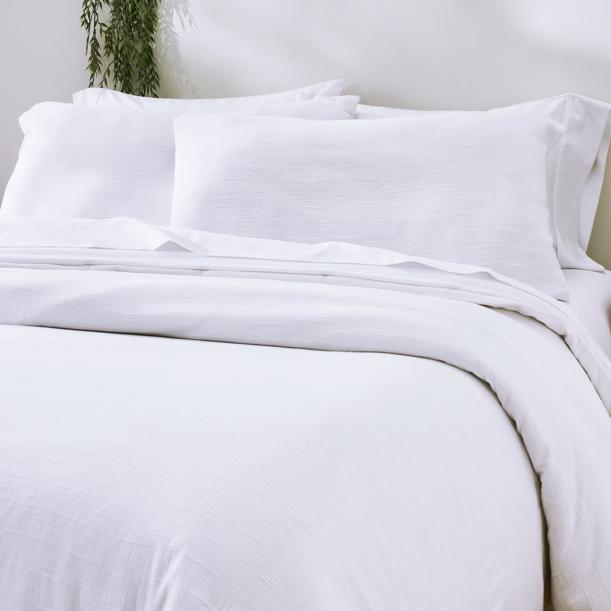 Duvet Cover King Size Oversized, 100 Cotton, 3 Piece Set with Pillow