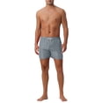 thumbnail image 2 of INSPIRAR CHIC Pantalones Cortos de Playa para Hombre, Ligeros, de Color Sólido, con Cintura Elástica y Cordón, Verano, 32, Gris, 2 of 6