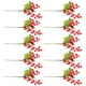 thumbnail image 1 of Matsuzay 10 Uds. De bayas artificiales ecológicas ABS para plantas, no fáciles de deformar y económicas, no tóxicas Decoración Rojo 25cm, 1 of 6