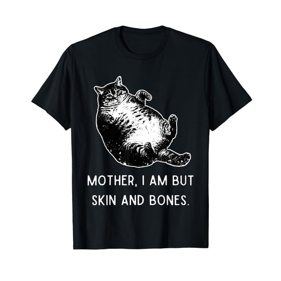 Funny Chubby Cat Graphic T-Shirt for Cat Lovers and Humor Enthusiasts