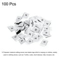thumbnail image 3 of Clothing Sewing Size Label, M Sizes Woven Embroidered Label White for Clothes Garment, Pack of 100, 3 of 6