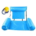 thumbnail image 2 of pitrice Inflatable Floating Row Backrest Inflatable Floating Bed Durable Portable Water Recreation Lounge Chair, 2 of 7