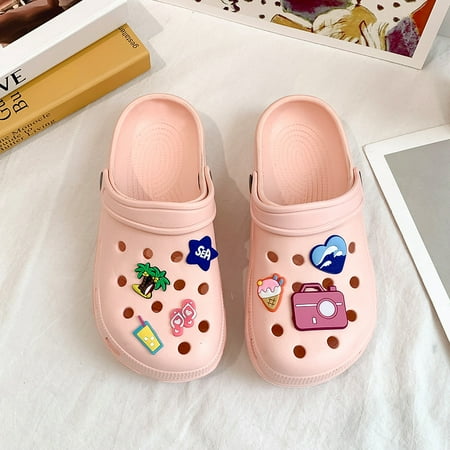 

New Unisex Waterproof Slippers Summer Outdoor Unisex Slides Soft Sole Garden Shoes Indoor Classic Nursing Clogs Sandals