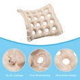 thumbnail image 4 of Uxcell Inflatable Seat Cushion, Portable Chair Cushion Backrest Air Seat Pad, Beige, 4 of 6